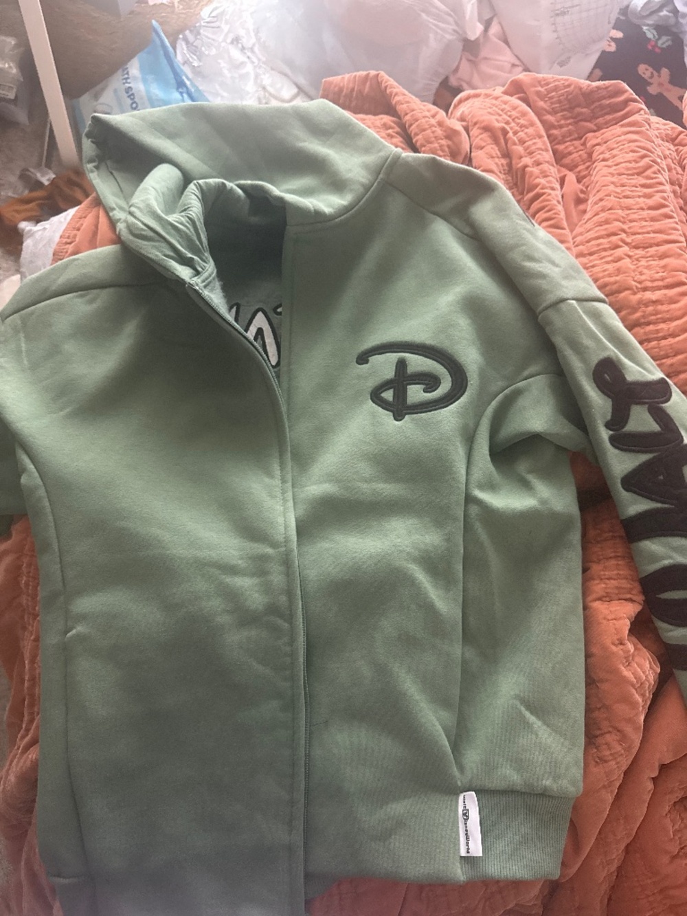 WDW zip up hoodie